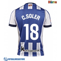 Fotballdrakt Herre Real Sociedad Carlos Soler #18 Hjemmedrakt 2025-26 Kortermet